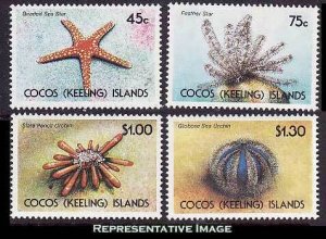 Cocos Islands Scott 237-240 Mint never hinged.