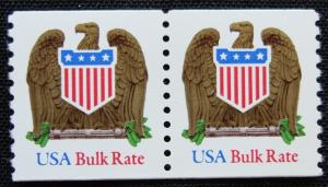 US #2604 MNH Coil Pair, Eagle & Sheild, SCV $.60 L3