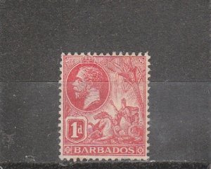 Barbados  Scott#  118  MH  (1912 King George V)