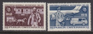 Austria 1004-5 UPU mnh