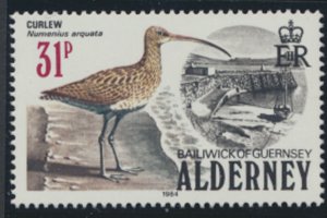 Alderney  SG A17  SC#  17  Birds MNH  see scan