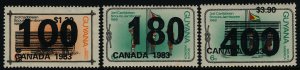 Guyana 650-2 MNH Scouts, o/p Canada 1983