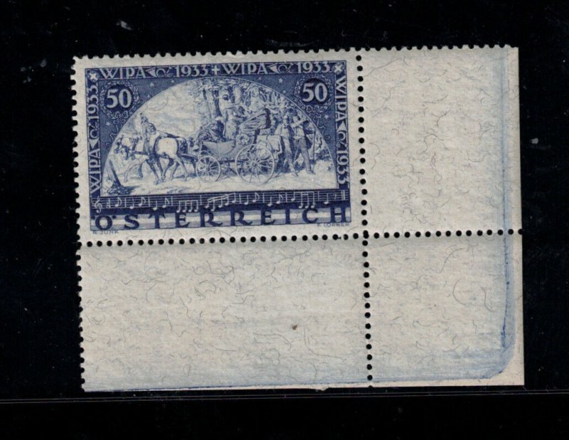 Austria #B110a (Michel #556a) Extra Fine Never Hinged Lower Right Margin Example