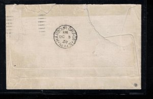 Newfoundland #C5 Very Fine Used On Cover From Harbour Grace To London **W\ Cert*