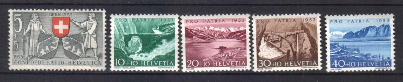 SWITZERLAND STAMPS, 1953. Sc.#B222-B226, MNH