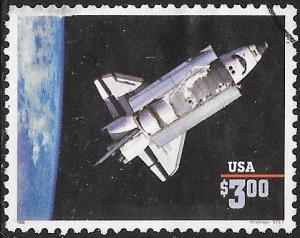 US 2544 Used - Space Shuttle - Priority $3.00