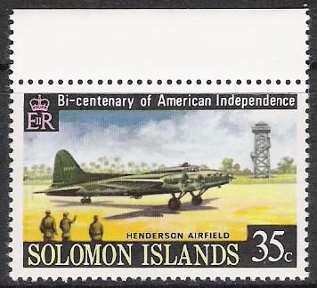 Solomon Islands #335 American Bicentennial MNH