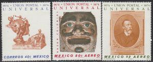 Mexico  #1070 & C437-C438 MNH  
