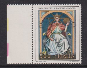 Italy    #1768  MNH   1989  art and architecture Padova 500 l