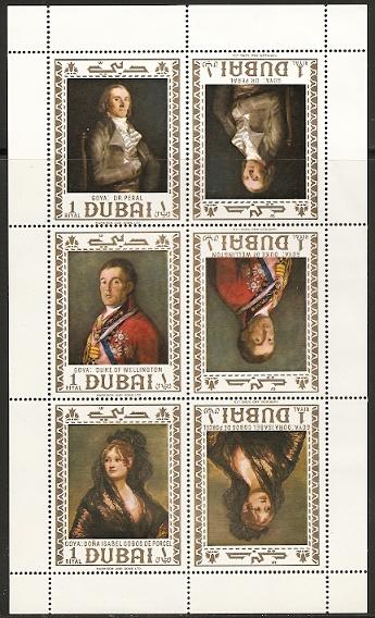 Dubai 1967 Goya Paintings m/s, NH (dub 01)