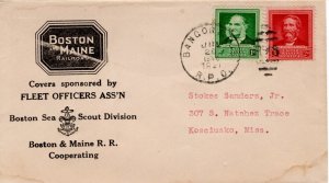 Scout Cachets #1777 Boston Sea Scouts Fleet Officers Association 1940 - Levy ...
