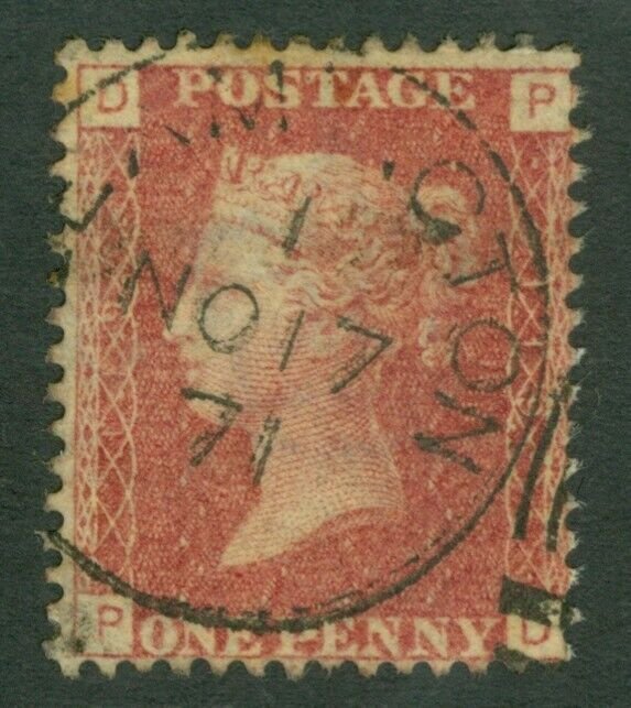 SG 43 1d rose-red plate 119. Very fine used CDS example