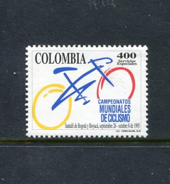 Colombia 1117, MNH,  Bogota to Boyaca World Cicling Championship 1995. x23486