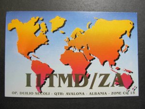 10184 Amateur Radio QSL Card AVALONA ALBANIA