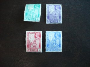 Stamps - Burma - Scott# 66-69 - Mint Hinged Set of 4 Stamps