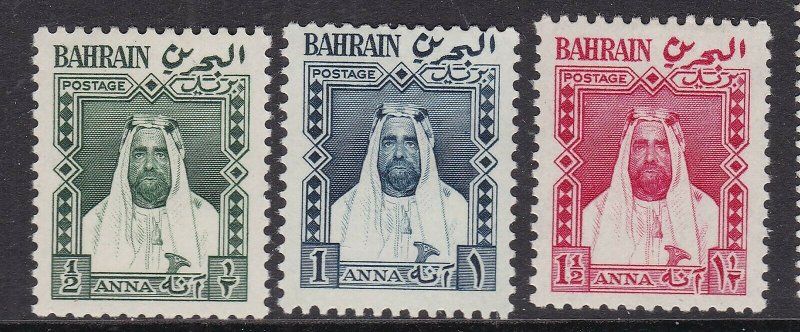 BAHRAIN  ^^^^^1953  x3  mint LH  LOCALS ( unlisted) $$@ lar 2010bahr
