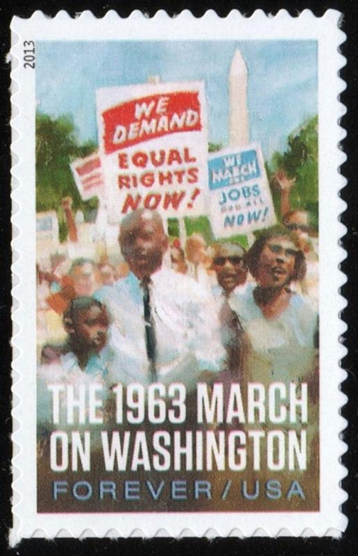 SC#4804 (46¢) March on Washington Single (2013) SA