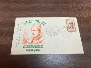 KAPPYSTAMPS  MOROCCO NORTHERN ZONE #21     9/22  1957 FIRST DAY COVER