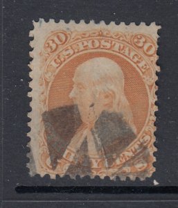 US #71 30c Franklin 1860 issue (USED and very nice - no faults) cv$200.00