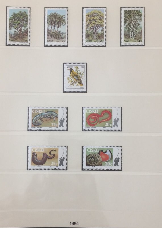 CISKEI 1981/84 MNH USED Birds Fish Military  (Aprx 140+Items) (TK1671 