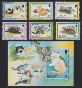 Jersey Cats 6v+MS SG#1060-MS1066