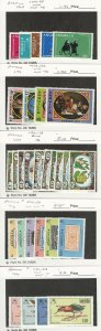 Anguilla, Postage Stamp, #44-8, 119-22, 99-108, 349-54, 750-3 Mint NH, JFZ