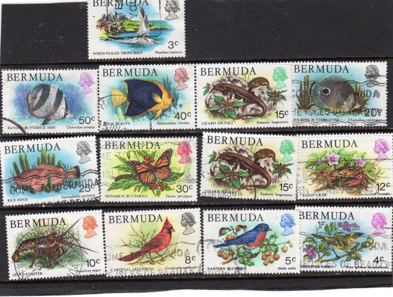 Bermuda 1978-79 Definitives used