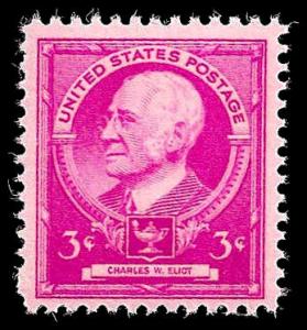 # 871 MINT NEVER HINGED CHARLES W. ELIOT EDUCATOR