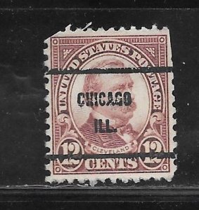 #693 Used Single PRECANCEL AS SHOWN