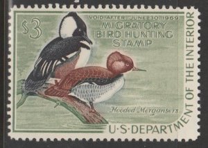 U.S. Scott Scott #RW35 Duck Stamp - Mint NH Single