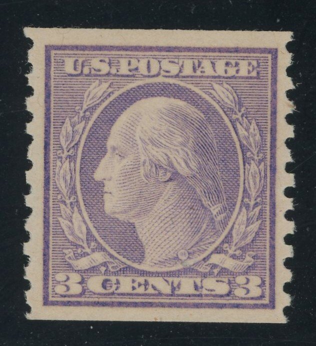 USA 494 - 3 cent Type II Unwmk coil Issue - VF/XF Mint-lh