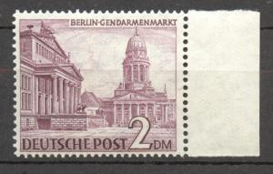 Berlin  1949, Buildings 2 Mark MNH, with margin, no faults superb !