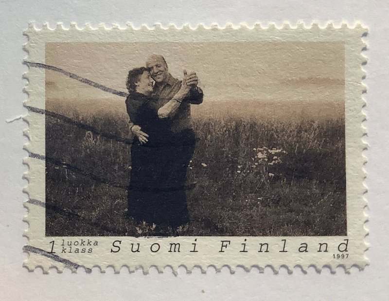 Finland 1997 Scott 1041 used - 1st Class, Couple dancing the Tango