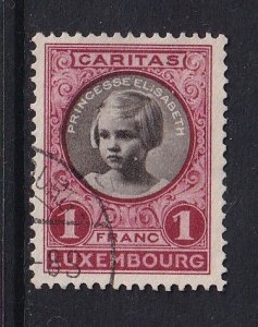 Luxembourg   #B28  used 1927  Princess Elisabeth 1fr