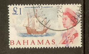 Bahamas, Scott #218, L1 Queen Elizabeth II, Used