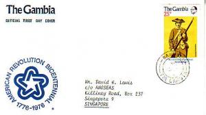Gambia, First Day Cover, Americana