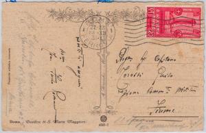 LIGHTHOUSES - ITALY -  POSTAL HISTORY - Stamp on POSTCARD 1931