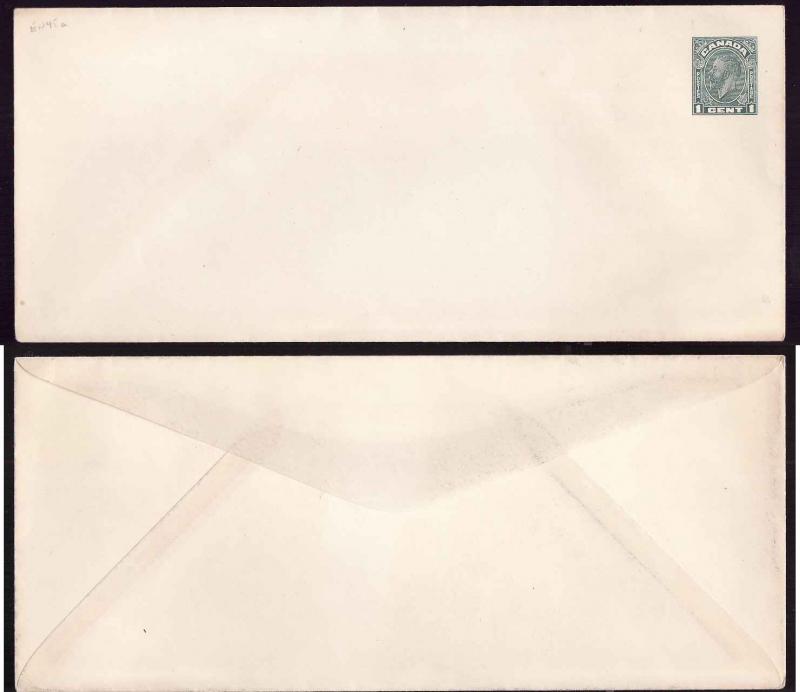 Canada #11057 - 1c KGV stationery, unused #10 envelope [