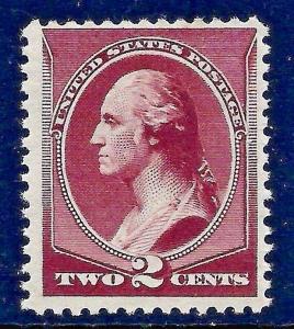 US #210 MNH OG 1883 2c Washington ~ Sound w/ Clear Margins]