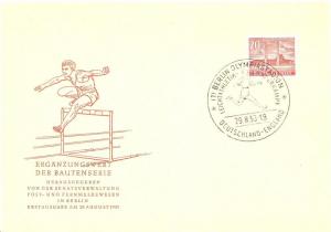 Germany #9N102 on cach. unaddressed FDC  VF