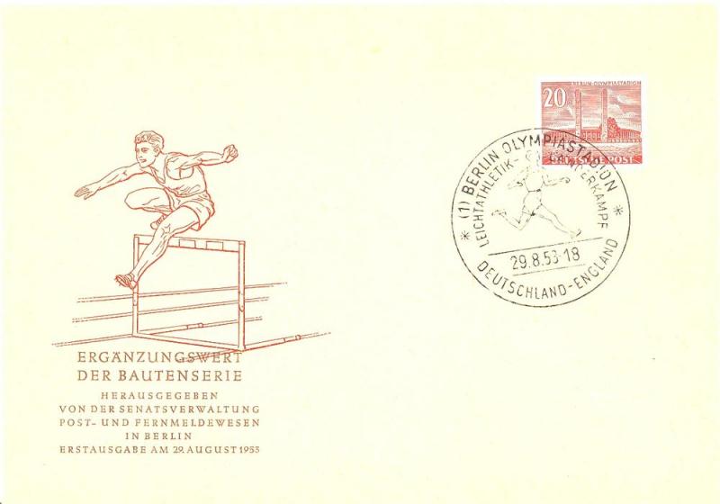 Germany #9N102 on cach. unaddressed FDC  VF