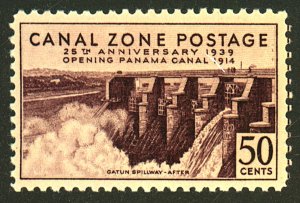 CANAL ZONE #135 MINT OG LH