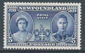 Newfoundland #249 MH Visit of King & Queen