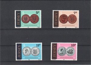 Jersey 1977 - Centenary Of Currency Reform  - SG 171 - 174 - MNH