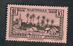 Martinique #138 Mint Hinged single