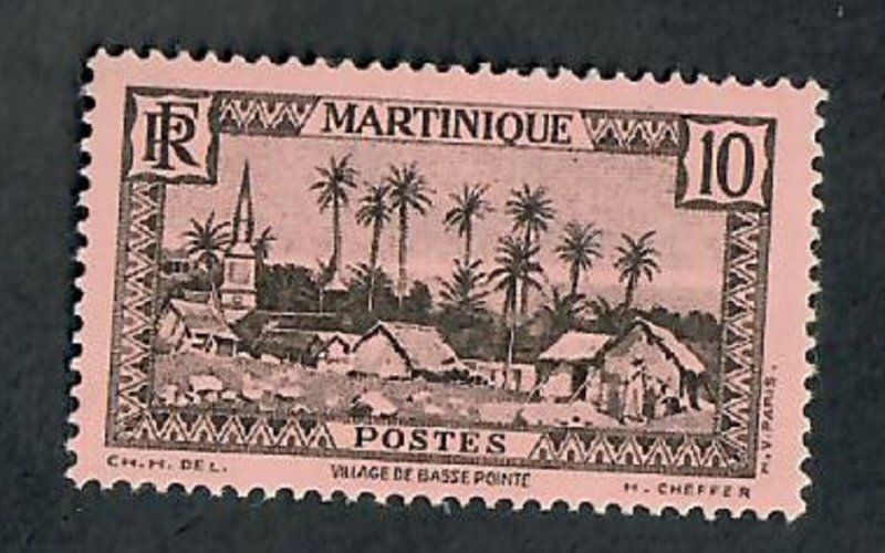Martinique #138 Mint Hinged single