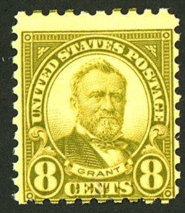 U.S. #589 MINT OG NH