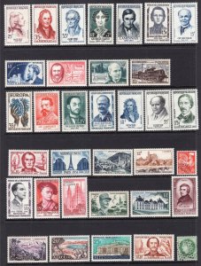 France Early to 1990's Lot Mint-Used Many Better High CV See Scans