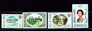 Dominica 640-43 MNH 1979 Overprint set (ad2332)