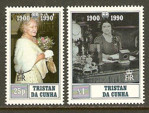 Tristan Da Cunha #480-1 NH Queen Mother 90th Birthday